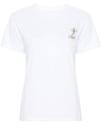 Chloé - Logo Cotton T-Shirt - Lyst
