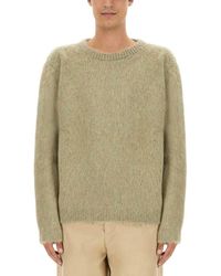 Lemaire - Brushed Wool Sweater - Lyst