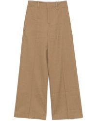 Alysi - Linen Blend Trousers - Lyst
