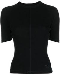 Y-3 - Fitted Ss Tee - Lyst