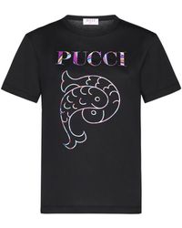 Emilio Pucci - Cotton T-Shirt - Lyst