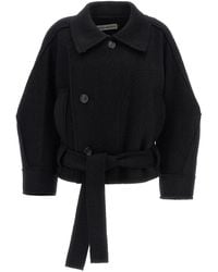 Issey Miyake - 'out Of A Cube' Short Coat - Lyst