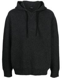 Theory - Drawstring Pullover Hoodie - Lyst