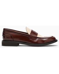 Doucal's - Classic Two-tone Moccasin - Lyst