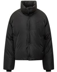 Ami Paris - Down Jacket With Heart Logo - Lyst