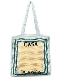 Casablanca - Crochet Tennis Tote Bag - Lyst