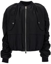 Tatras - Bomber Jacket With Curled Sleeves In Technical Fabric Woman - Lyst