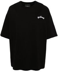 John Richmond - Cotton T-Shirt With Logo Print - Lyst