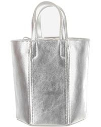 Off-White c/o Virgil Abloh Binder Clip Bucket Bag - Metallic