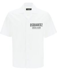 DSquared² Ceresio 9 Short Sleeve Shirt - White
