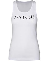 Patou - Cotton Tank Top - Lyst
