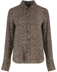 Nili Lotan - Printed Silk Shirt - Lyst