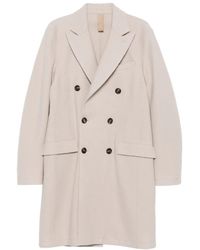 Eleventy - Double-Breasted Coat - Lyst