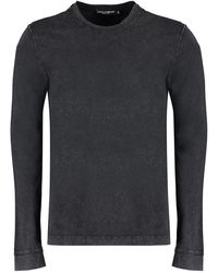 Dolce & Gabbana - Long Sleeve Cotton T-Shirt - Lyst