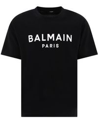 Balmain - " Paris" T-Shirt - Lyst