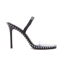 Alexander Wang - Women Nova 120mm Stud-detail Sandals Black - Lyst