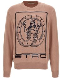 Etro - Logo Embroidery Sweater Sweater, Cardigans - Lyst