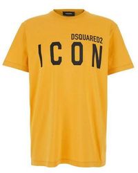 DSquared² - Classic 100% Cotton T-Shirt - Lyst