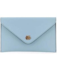 Etro - Leather Flat Pouch - Lyst