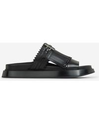 McQueen - Leather Sandals - Lyst