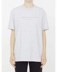 Alexander Wang - Jersey T-shirt With Logo - Lyst