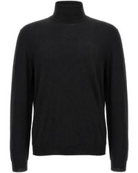 Zanone - Wool Turtleneck Sweater - Lyst