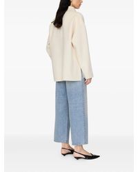 Anine Bing - Luca Jacket Ivory Cashmere Blend - Lyst