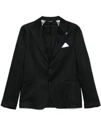 Daniele Alessandrini - Elegant Linen Blazer - Lyst