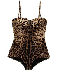 Dolce & Gabbana - One-Piece Swimsuit - Lyst