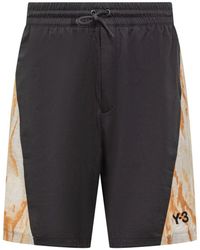 Y-3 - Y-3 Rust Dye Shorts - Lyst