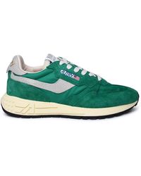 Autry - Green Suede Blend Sneakers - Lyst