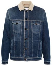 Jacob Cohen - Denim And Shearling Jacket - Lyst