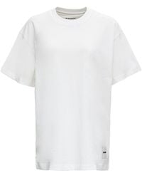Homme T-shirts T-shirts Jil Sander T-shirt à patch logo Coton Jil Sander pour homme en coloris Noir 