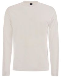 Fedeli - Extreme - Crew-neck T-shirt With Long Sleeves - Lyst