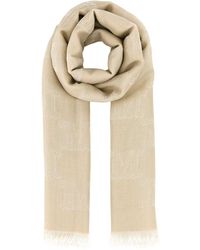 Max Mara - Viscose Blend Whisky Scarf - Lyst