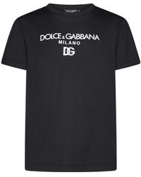 Dolce & Gabbana - Milano Logo T Shirt - Lyst