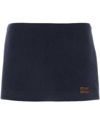 Miu Miu - Mini Skirt - Lyst