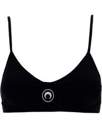 Marine Serre - Top With Crescent Moon Embroidery - Lyst
