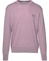 Etro - Lilac Cotton Blend Sweater - Lyst