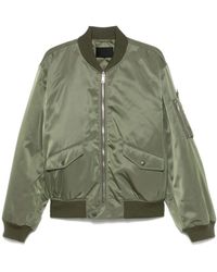 Prada - Triangle-Logo Bomber Jacket - Lyst