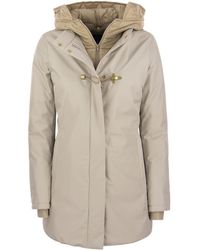 Fay - TOGGLE - Double Front Parka - Lyst