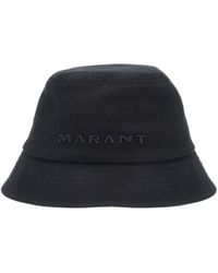 Isabel Marant - Logo Embroidered Bucket Hat - Lyst