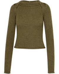 Sportmax - Green Alpaca Blend Valico Sweater - Lyst