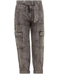 Michael Kors - Denim Wash Cargo Pants - Lyst