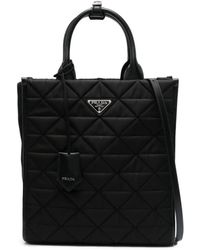 Prada - Re-nylon Quilted Tote Bag - Lyst