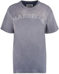 Maison Margiela - Cotton Crew-neck T-shirt - Lyst