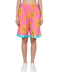 Barrow - Sunflower Print Bermuda Shorts - Lyst
