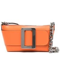 Boyy - Buckle Pouchette Leather Shoulder Bag - Lyst