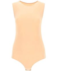 Maison Margiela - Second Skin Sleeveless Lycra Bodysuit - Lyst