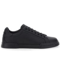 Dolce & Gabbana - 'Portofino Light' Sneakers With Logo Patch On The Tongue And Tonal Logo Lettering On The Heel - Lyst